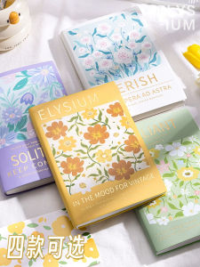 A5 Oil Painting Notebook High Aesthetic Value Blank Museum Stamp Travel Stamp Collecting Scrapbooking Stamp Album Thickened Diary Notebook