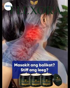 FLEXORA Shoulder Comfort Massage Cream 60g.  Designed to ease muscle tension Reduce stiffness and Refresh tired joints in the neck and shoulder areas