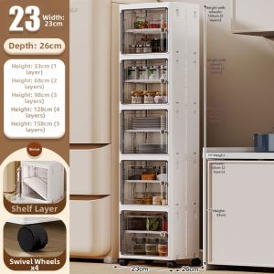 KAIPAQI | Narrow Storage Cabinet Gap Organizer