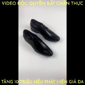 Giày tây nam HQC SHOES chất liệu da bò nguyên tấm bảo hành 12 tháng AQ024