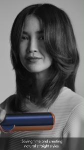 [LAZADA EXCLUSIVE] Dyson Airstrait™ dryer and straightener (Jasper Plum) | Wet to dry straightener | No hot plates | Save time | Pelurus Rambut Basah Kering