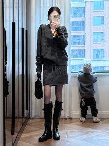 SHANGSHA | Korean Style Laid-back Elegant Dress Set