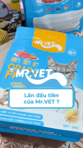 [1kg] Thức Ăn Hạt Cho Mèo MrVET G1 - Không Ngũ Cốc - Rộn Ràng Petshop