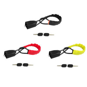 【New Arrival】Universal Car Anti Theft Lock Steel Cable Steering Wheel Latch Lock with 2 Keys Seat Belt Anti-Theft Lock Portable for Cars SUV for Auto Vehicle
