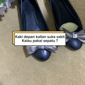 BANTALAN KAKI DEPAN BAHAN SILIKON EMPUK UNTUK  SEPATU WANITA INSOLE
