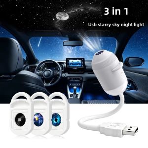 USB 2-in-1 Ambient Projection Light with Adjustable Focus Wide Range Coverage Multiple Scene Modes Perfect for Mood Lighting