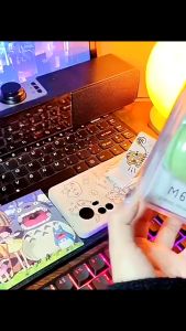 Mouse Wireless Lucu 2.4G Rabbit Ear & M6 Kado Unik Aksesoris Komputer Laptop