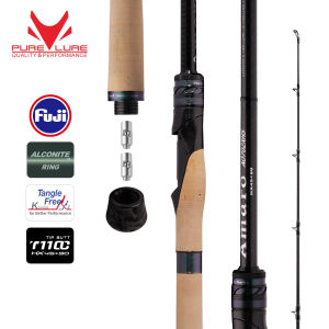 PURELURE Amaro Pro 10-80g 8ft Cần quay dành cho cá vược thanh carbon cao cần câu dài chuyên ném xa phụ kiện FUJI cần câu du lịch kiểu casting.