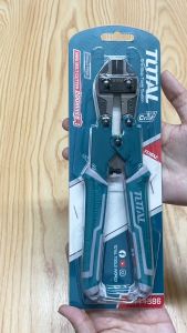 Kìm cộng lực đa năng mini TOTAL THT11386 Kềm thép Cr-V chống rỉ size 8inch siêu cứng cắt sắt kim loại cáp dây điện
