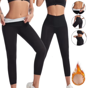 Quần Dài Giảm Mỡ Bụng Tráng Bạc Ủ Nóng Nano Sinh Nhiệt Giúp Đốt Cháy Mỡ Thừa Lấy Lại Vóc Dáng Thon Gọn