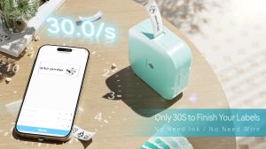 Phomemo Q30 Bluetooth Thermal Label Printer Portable Compatible With Ios And Android PhoneGreat For BarcodePrice TagDateStickerName Labels