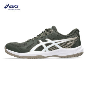 ASICS Men UPCOURT 6 Indoor Court Shoes in Vintage Khaki/White