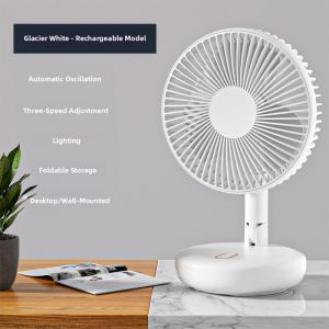 Small Rechargeable Quiet Fan Desktop USB Fan Miniature Bedroom Tabletop Portable Fan Home Use Fan NoCclili FS15 Model