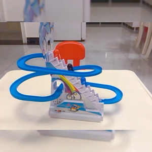 Penguin Climbing Stairs and Slide Race Electronic Children Toy Automatic with Flashing light and Music best for children