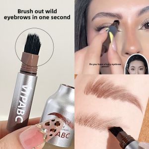 Natural 3D Eyebrow Coloring Cream Press Type Waterproof Sweatproof Smudgeproof Easy to Use for Beginners Lazy People Eyebrow Pencil