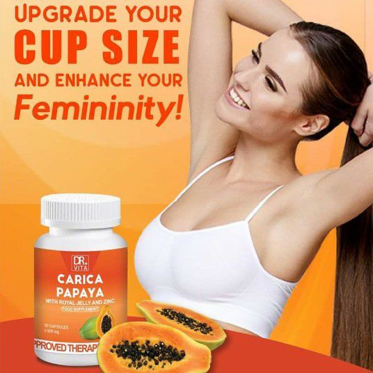 Dr. Vita Carica Papaya Breast Care Supplement Breast Enlargement