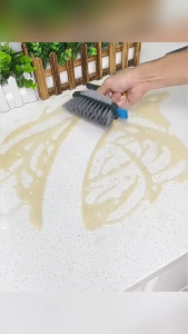 4 In 1 Brush V Shape Hand Brush Corner Brush Cleaner Berus Pencuci Pembersih Tile Grout Gap Scrub Glass Scraper