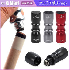 Cue Tip Tool Tip Shaper Pool Tip Shaper Round Cue Tip Tool Tip Burnisher Sharping Scuffer Tool Billiard Head Sander Accessory