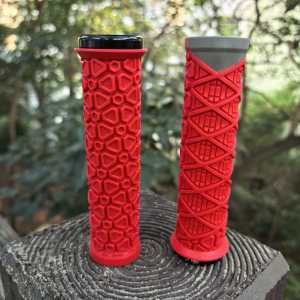 MEROCA | ODI MTB Silicone Lock-On Handlebar Grips Anti-Slip Shock Absorption Downhill Bicycle Mountain Bike 22.2MM Handle Parts