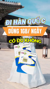 SIM Du Lịch Hàn Quốc – Dung Lượng Lớn Sóng Mạnh Không Lo Gián Đoạn Khi Du Lịch | FREESHIP - CHƯA KÍCH HOẠT