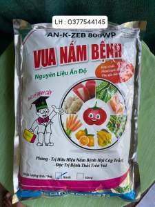 Thuốc trừ bệnh An-K-zeb 800wp - Vua nấm bệnh ( xanh ) Gói 1KG - trị nấm hại và bệnh thối trên vải