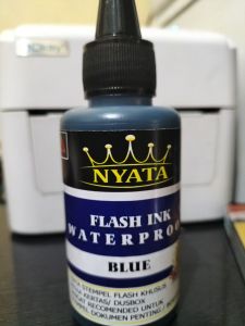 TINTA STEMPEL FLASH WATERPROOF KHUSUS MEDIA KERTAS ISI 100 mluntuk stempel dokument penting