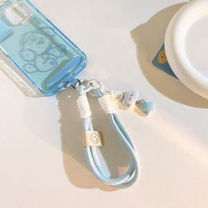 New Colourful Mobile Phone Strap Short Wrist Strap Clouds Star Charm Keychain Camera Chain Lanyard Universal Phone Case Lanyard