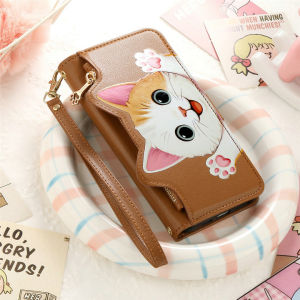 szhaiyu | For Xiaomi Redmi Note 15 Pro Plus 5G Wrist Strap Zipper Leather Wallet Case Redmi Note 15 Pro 4G Case Note 15 Pro+ Luxury Cover