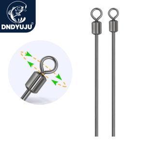 20pcs Fishing Wire Long Pole Fishing Rolling Swivel Carp Fishing Accessories Steel wire that can be bent freely