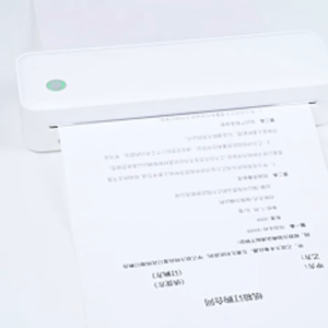 AiYin เครื่องพิมพ์เอกสารเทอร์มอลไร้สายแบบพกพา รองรับขนาด A4/Legal/Letter สำหรับออฟฟิศผ่าน Bluetooth