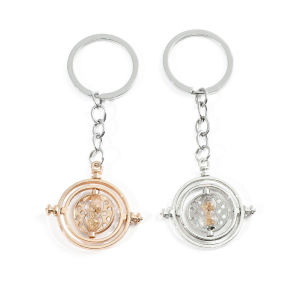 Movie Harry Potter Keychain Fashion Cosplay Badge Pendant Keyring Men Women Backpack Pendant Jewelry Accessories Gifts