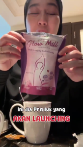 GLOW MILL SR12 Minuman Milk Shake Penutrisi Untuk Diet Pelangsing Badan Langsing Kulit Glowing