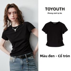 Toyouth | Áo Thun Ngắn Tay Ôm Body Cổ V