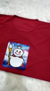 Mixue Es Atasan Kaos Wanita Dewasa Jumbo Lengan 3/4 Oversize Kekinian Viral Korean Style Premium