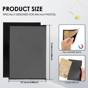10pcs Magnetic Picture Frames 4"X6"5"X7"8.5"X11"Magnet Photo Frame Pockets/Postcard HolderDecorations for home/office/fridge