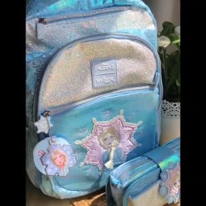 [READY STOCK] [ORIGINAL] Smiggle Flutter Classic Backpack Marvel Classic Backpack Minecraft Marvel Spider-Man   6-12 school bag Purple backpack