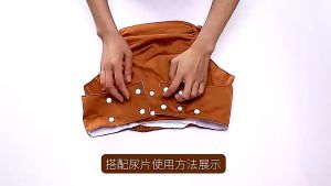 Adult Diaper Incontinence Pants Waterproof Washable Reusable Adult Cloth Diaper Incontinence Pants Adjustable Pocket Diaper For Bed Incontinence