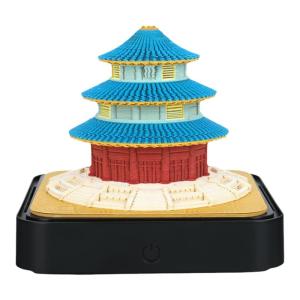 Creative Calendar 3D Paper Sculpture Tiananmen Square Teardrop Palace Hand Tear Tiananmen Altar Display Gift Vertical Layout