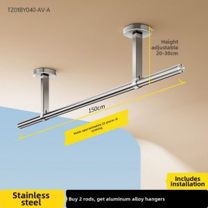 BIREN | Fixed Stainless Steel Laundry Rod