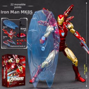 ZHONGDONGWANJU | Iron Man MK85 Nano Tech Suit Collectible Action Figure Set