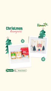Himari Paket Keripik Buah Sayur Edisi Natal Christmas Hampers Free Box