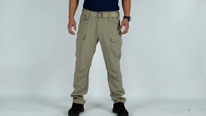 กางเกง IX9 Tactical Cargo ฟรี สนับเข่า-ศอก กางเกงยุทธวิธีมีกระเป๋า กางเกงทหาร กางเกงสนาม ผ้าทอตารางกันละอองน้ํากางเกงคาร์โก้ กางเกงลําลอง