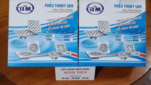 Phễu thoát sàn chống hôi thoát nước chống hôi kích thước 15cm x 15cm phi 60 90 chất liệu INOX sáng bóng