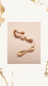 LILY & CANARY : DRIZZLE Stud Earrings ต่างหู