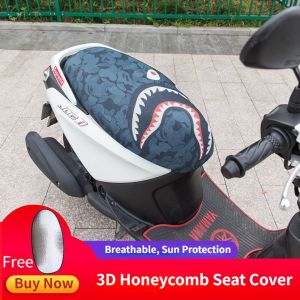 Scooter yên xe máy bọc gối Xe đạp điện dày tấm bọc ghế thoáng khí không thấm nước phổ xe máy Seat trường hợp