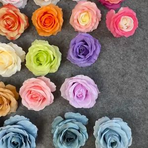 ดอกกุหลาบประดิษฐ์ 11 ซม. หัวดอกกุหลาบ สําหรับตกแต่งบ้าน งานแต่งงาน วันวาเลนไทน์ DIY