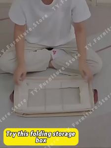 Foldable Clothes Dress Storage Box With Steel Frame Waterproof Organizer Box Wardrobe Closet Drawer Wardrobe Organizers Box Organizer Storage For Clothes