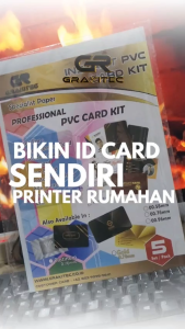 PVC ID Card A4 PREMIUM - Kertas PVC ID Card Super White 0.76/0.96 ( ISI 50 SET ) Support Epson Canon HP Brother Grakitec