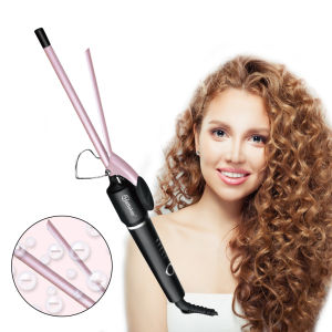 Hatteker | Hatteker 9mm Professional Hair Curler Ceramic Barrel Iron Smart Auto-Off for Woman Wet/Dry Constant Temperature Protection Tool