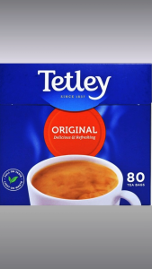 Tetley Original Black Tea – 250g Tea Bags | Rich & Clean Flavor Perfect for Milk Tea | Ships from Korea